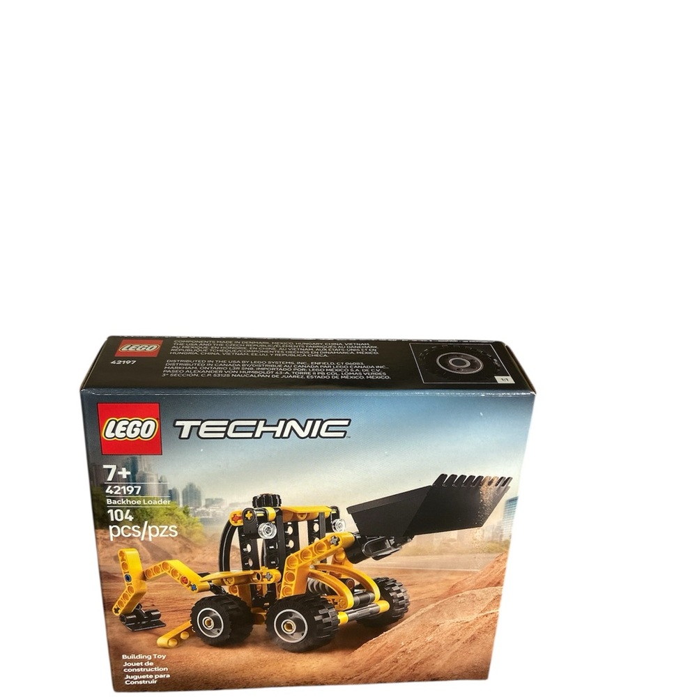 LEGO Technic 42197 Backhoe Loader Construction Set – New Factory Sealed